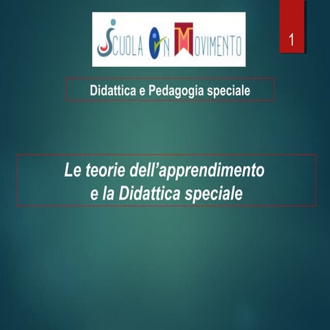 Teorie dell'apprendimento