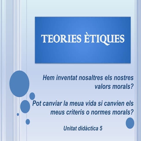 Teories etiques