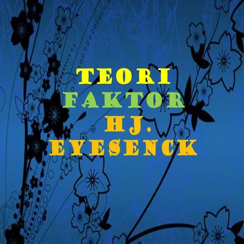 Teori faktor