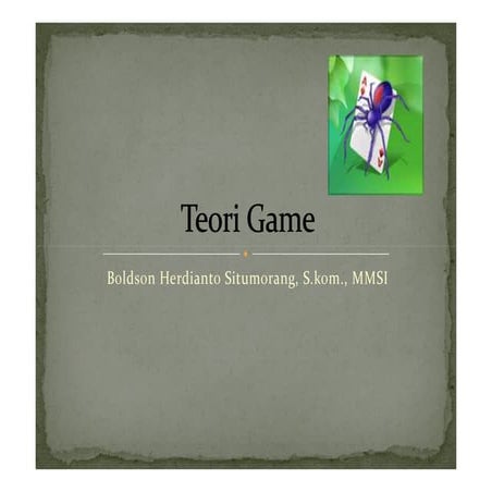 Teori game