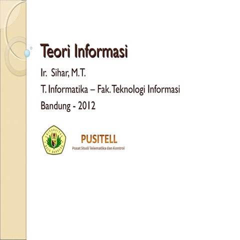 teori informasi