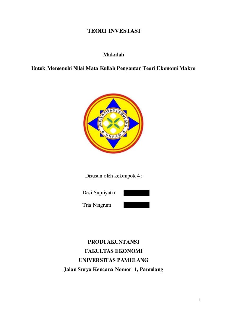 Teori Investasi