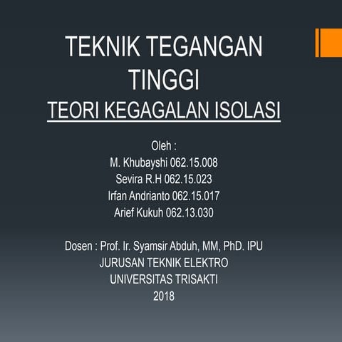 Teori kegagalan isolasi