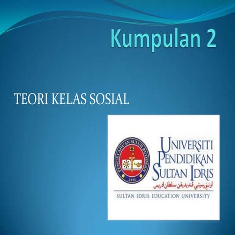 Teori kelas sosial