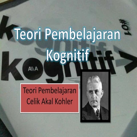 Teori pembelajaran kognitif KOHLER