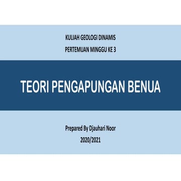 TEORI TEKTONIK LEMPENG DAN PENGEPUNGAN BENUA.pdf