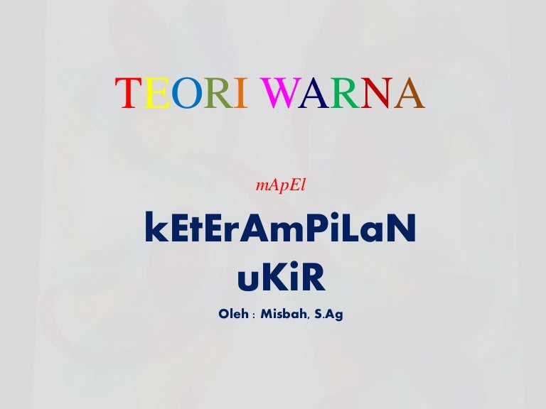 Teori Warna