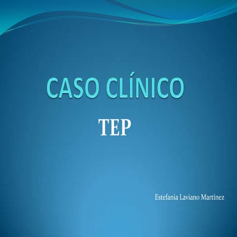 Escalas de riesgo en tromboembolismo pulmonar TEP | PPTX