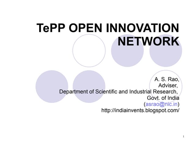 Te Pp Open Innovation Network