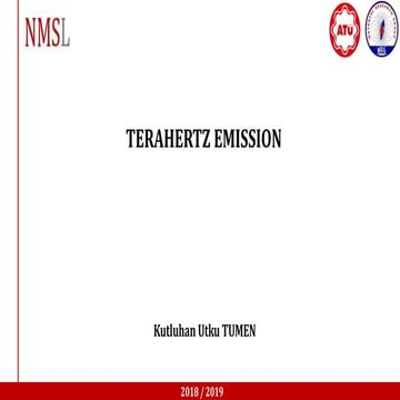 Terahertz Emission