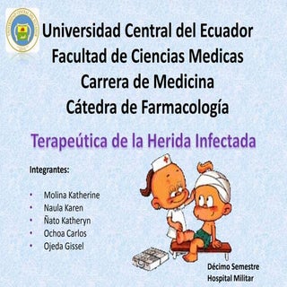 Terapeutica de la herida infectada