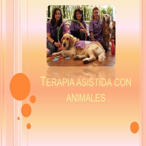 Terapia asistida con           animales point 22