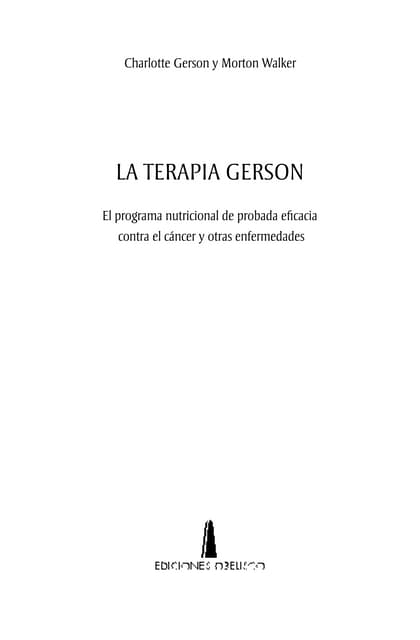 la diabetes gerson terapia