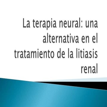 Terapia neural 