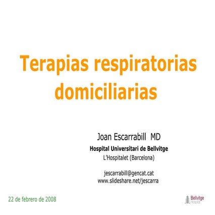 Terapias respiratorias