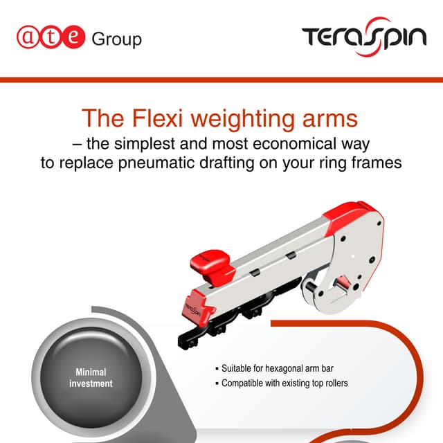 The Flexi weighting arms – a smart choice to replace pneumatic drafting on ri...