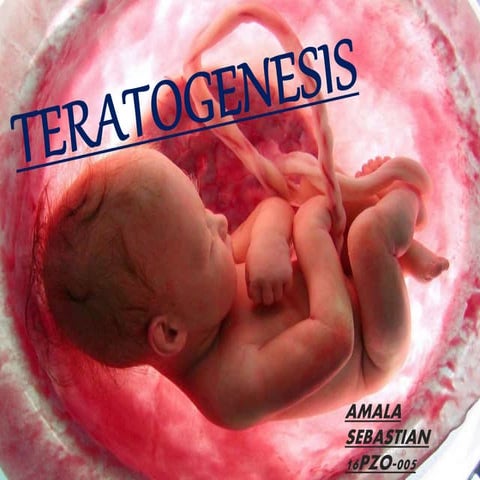 Teratogenesis ppt