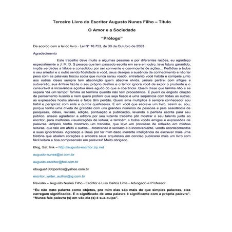 Terceiro livro do escritor   augusto nunes filho - titul (1) - cópia