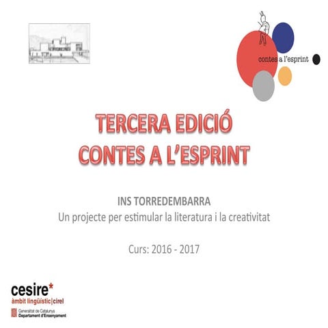 TERCERA EDICIÓ CONTES A L'ESPRINT