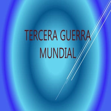 Tercera guerra mundial