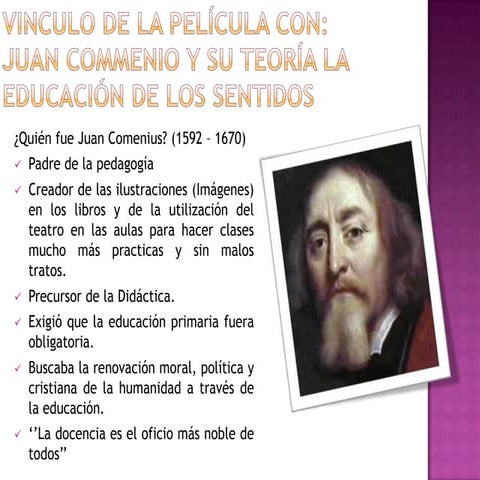 Tercera parte. vinculo entre comenio y al educacion de don gregorio