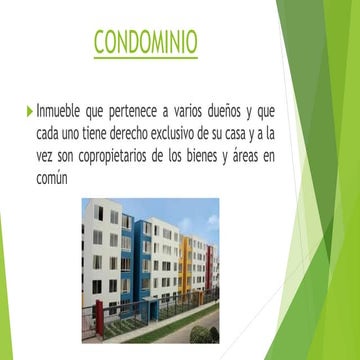 Tercera sesion .condominio,usufructo y servidumbres