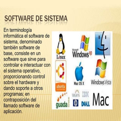software de sistema