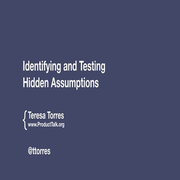 Teresa Torres - Productized Masterclasses