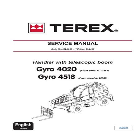 Terex Gyro 4518 Telescopic handler Service Repair Manual.pdf