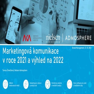 Marketingová komunikace v roce 2021 a výhled na 2022 (Nielsen Admosphere)