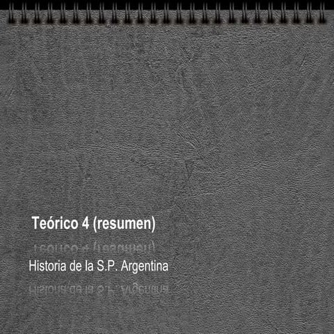 TeóRico 4 (Resumen)