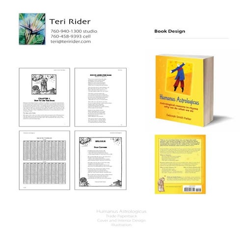 Teri Rider Book Design Samples