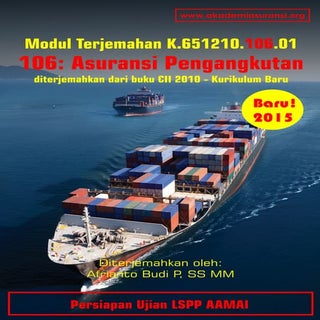 Terjemahan 106: Asuransi Pengangkutan