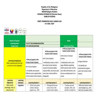 Sample script for demonstration teaching | DOCX