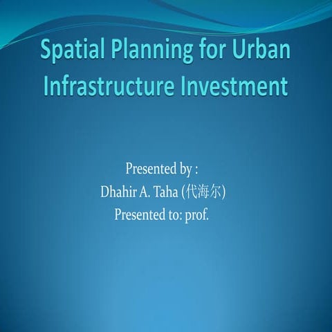 spatial planning 
