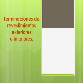 Terminaciones