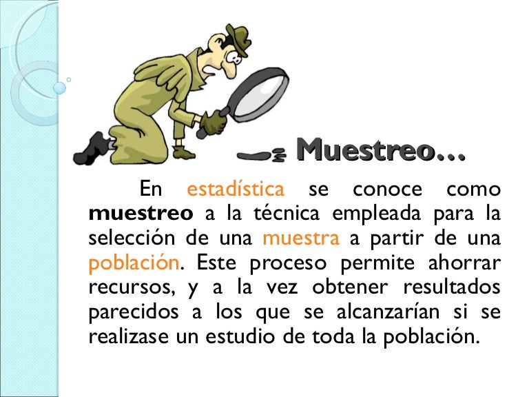 muestreo