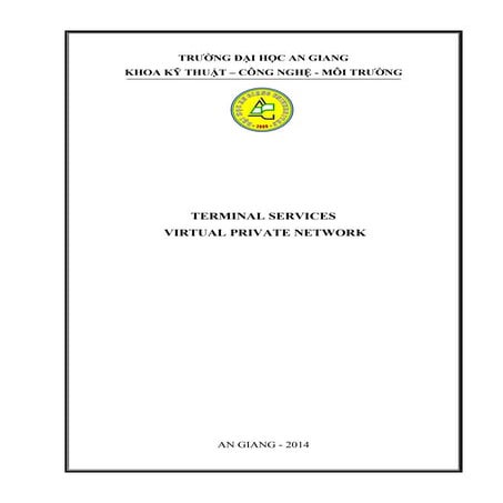 Terminal Services and VPN