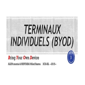 Terminaux individuels (BYOD)