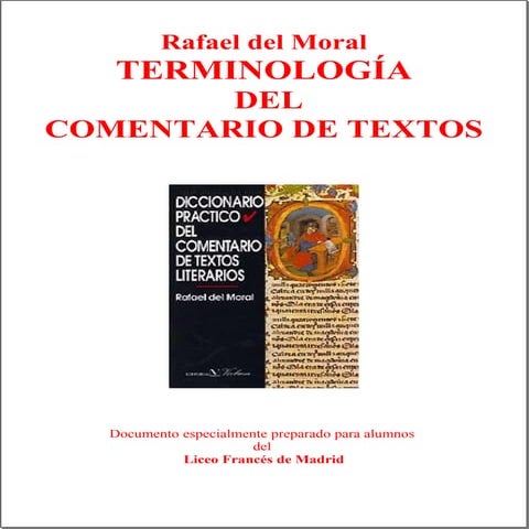 Terminología para el análisis literario