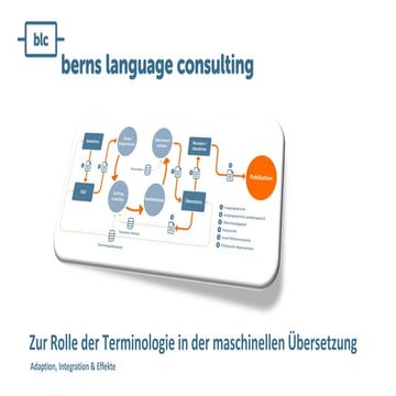 Die Rolle der Terminologie in der maschinellen Übersetzung