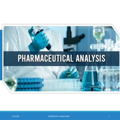 Fundamental Concepts in PHARMACEUTICAL ANALYSIS_PHARM D