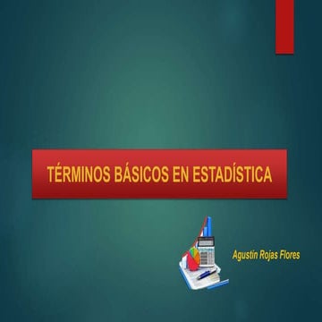 Terminos basicos estadistica