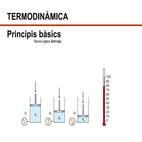 Termodinamica. Principis bàsics