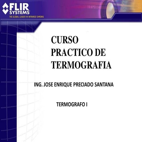 Curso de termografía práctica presentacion | PPT