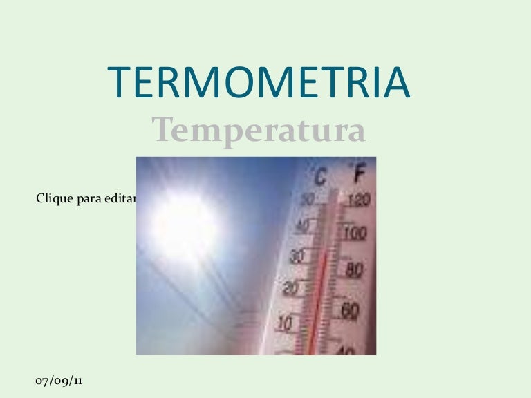 Termometria aula