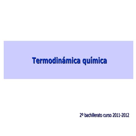 Termoquimica (1)