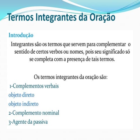 Termos integrantes-da-oracao