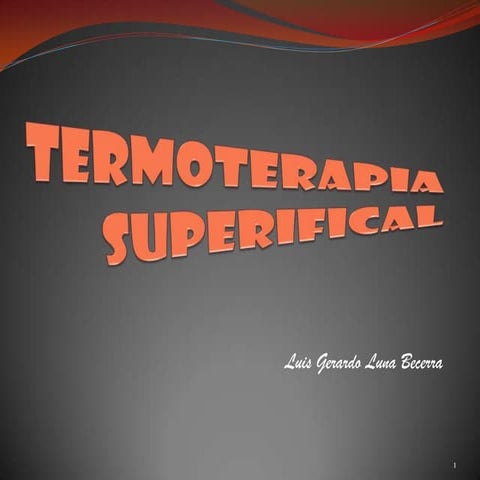 Termoterapia superficial 