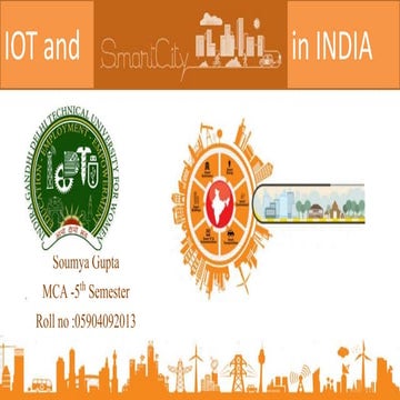 IOT and smart city in India 